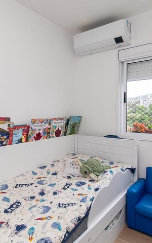 Apartamento à venda com 73m², 3 quartos e 2 vagasQuarto 3