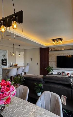 Apartamento para alugar com 76m², 3 quartos e 1 vaga Apartamento para alugar com 76m², 3 quartos e 1 vagaSala