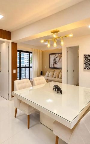 Apartamento à venda com 60m², 3 quartos e sem vaga Apartamento à venda com 60m², 3 quartos e sem vagaSala de Jantar