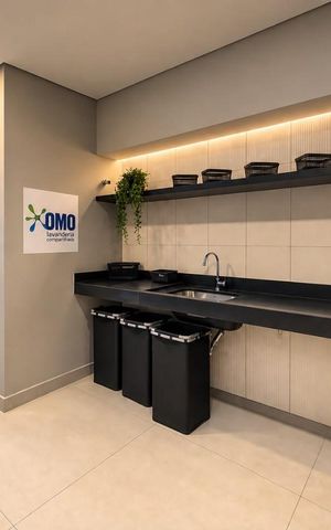 Apartamento à venda com 60m², 3 quartos e sem vaga Apartamento à venda com 60m², 3 quartos e sem vagaLavanderia