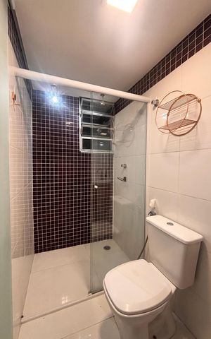 Apartamento para alugar com 57m², 2 quartos e 1 vaga Apartamento para alugar com 57m², 2 quartos e 1 vagaBanheiro