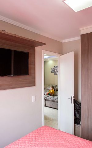 Apartamento à venda com 46m², 2 quartos e 1 vagaQuarto 1