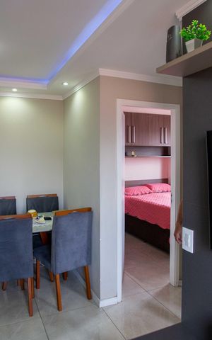 Apartamento à venda com 46m², 2 quartos e 1 vagaSala