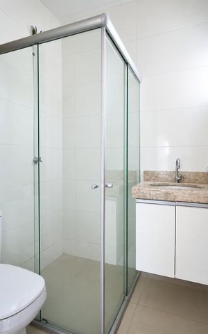 Casa para alugar com 85m², 2 quartos e 2 vagas Casa para alugar com 85m², 2 quartos e 2 vagasBanheiro