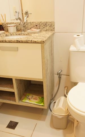 Apartamento para alugar com 76m², 3 quartos e 2 vagasBanheiro Social