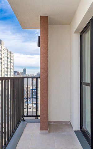 Apartamento à venda com 22m², 1 quarto e sem vaga Apartamento à venda com 22m², 1 quarto e sem vagaVaranda