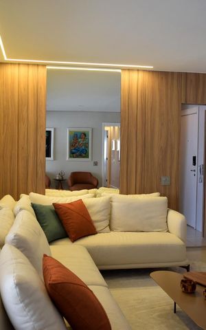 Apartamento à venda com 124m², 2 quartos e 2 vagasSala/Varanda integrados