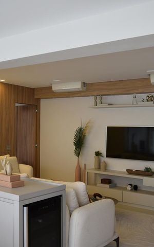 Apartamento à venda com 124m², 2 quartos e 2 vagasSala/Varanda integrados