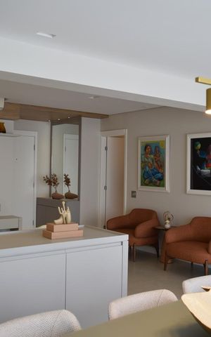 Apartamento à venda com 124m², 2 quartos e 2 vagasSala/Varanda integrados