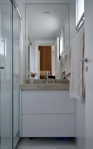 Apartamento à venda com 124m², 2 quartos e 2 vagasBanheiro da Suíte 1