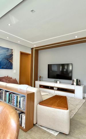 Apartamento à venda com 105m², 3 quartos e 2 vagasSala