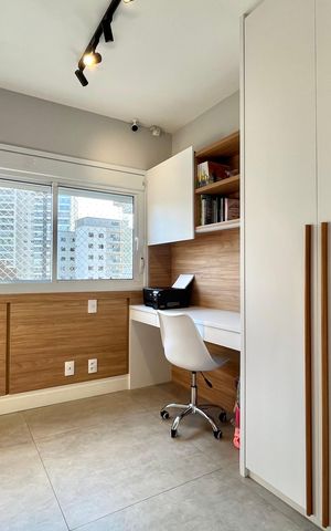 Apartamento à venda com 105m², 3 quartos e 2 vagasQuarto 3