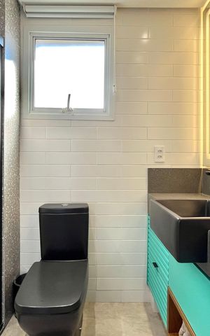 Apartamento à venda com 105m², 3 quartos e 2 vagasBanheiro da Suíte