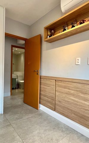 Apartamento à venda com 105m², 3 quartos e 2 vagasQuarto 3