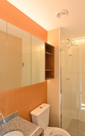 Apartamento para alugar com 25m², 1 quarto e sem vagaBanheiro Social