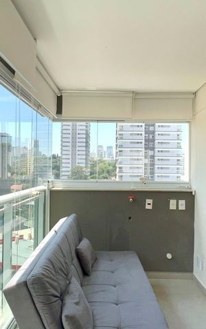Studio à venda com 32m², 1 quarto e 1 vaga Studio à venda com 32m², 1 quarto e 1 vagaVaranda