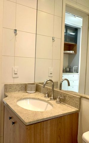 Studio à venda com 32m², 1 quarto e 1 vaga Studio à venda com 32m², 1 quarto e 1 vagaBanheiro