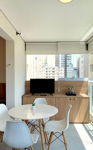 Studio à venda com 32m², 1 quarto e 1 vaga Studio à venda com 32m², 1 quarto e 1 vagaVaranda