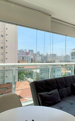 Studio à venda com 32m², 1 quarto e 1 vaga Studio à venda com 32m², 1 quarto e 1 vagaVaranda