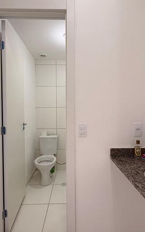 Apartamento para alugar com 35m², 2 quartos e sem vaga Apartamento para alugar com 35m², 2 quartos e sem vagaBanheiro