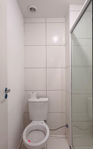 Apartamento para alugar com 35m², 2 quartos e sem vaga Apartamento para alugar com 35m², 2 quartos e sem vagaBanheiro