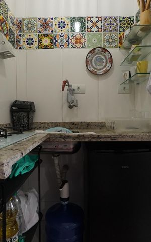 Studio à venda com 35m², 1 quarto e sem vagaCozinha