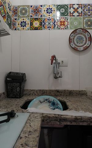 Studio à venda com 35m², 1 quarto e sem vagaCozinha