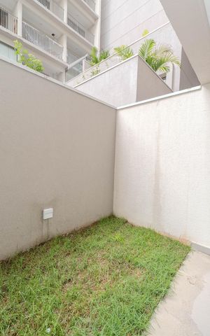 Studio à venda com 34m², 1 quarto e sem vagaVaranda