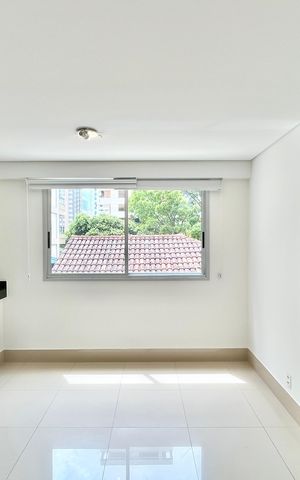 Apartamento para alugar com 44m², 1 quarto e 1 vaga