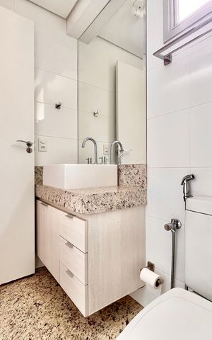 Apartamento para alugar com 44m², 1 quarto e 1 vaga