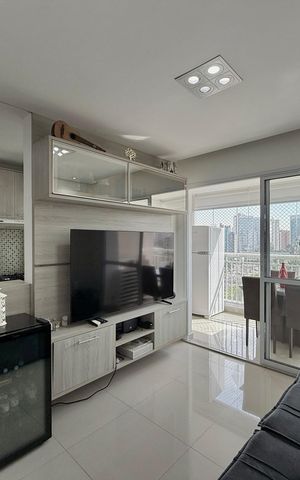 Apartamento para alugar com 50m², 1 quarto e 1 vaga Apartamento para alugar com 50m², 1 quarto e 1 vagaSala