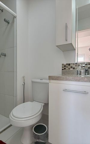 Apartamento para alugar com 50m², 1 quarto e 1 vaga Apartamento para alugar com 50m², 1 quarto e 1 vagaBanheiro Suíte