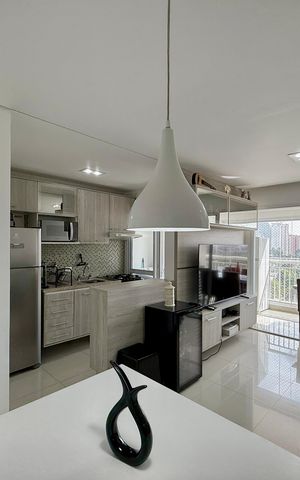 Apartamento para alugar com 50m², 1 quarto e 1 vaga Apartamento para alugar com 50m², 1 quarto e 1 vagaSala