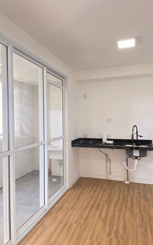 Apartamento para alugar com 41m², 2 quartos e 1 vaga Apartamento para alugar com 41m², 2 quartos e 1 vagaSala - Cozinha