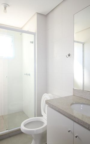 Apartamento à venda com 95m², 3 quartos e 2 vagasBanheiro da Suíte 1