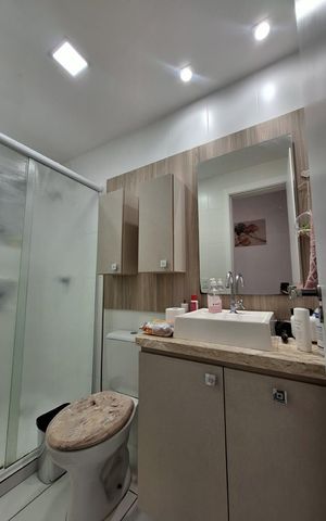 Apartamento para alugar com 54m², 2 quartos e 1 vaga Apartamento para alugar com 54m², 2 quartos e 1 vagaBanheiro