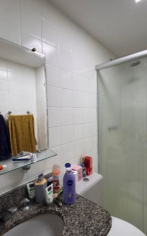 Apartamento para alugar com 85m², 2 quartos e 1 vaga Apartamento para alugar com 85m², 2 quartos e 1 vagaBanheiro Social
