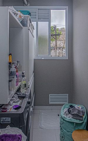 Apartamento à venda com 57m², 2 quartos e 1 vaga Apartamento à venda com 57m², 2 quartos e 1 vagaárea de serviço_2