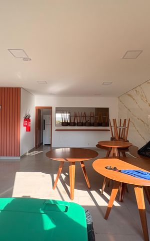 Apartamento para alugar com 48m², 2 quartos e 1 vaga Apartamento para alugar com 48m², 2 quartos e 1 vagaÁrea comum - Salão de festas