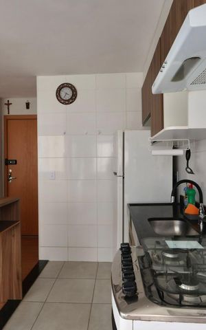 Apartamento à venda com 43m², 2 quartos e 1 vaga