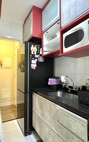 Apartamento à venda com 56m², 2 quartos e 2 vagas Apartamento à venda com 56m², 2 quartos e 2 vagasCozinha