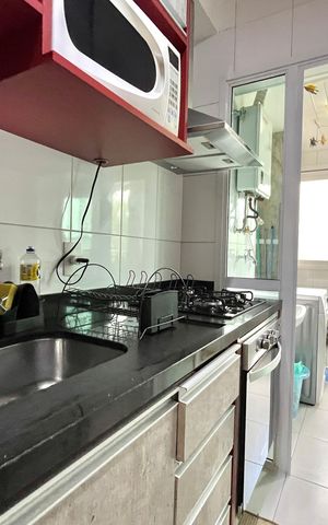 Apartamento à venda com 56m², 2 quartos e 2 vagas Apartamento à venda com 56m², 2 quartos e 2 vagasCozinha