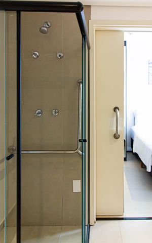 Studio para alugar com 26m², 1 quarto e sem vaga Studio para alugar com 26m², 1 quarto e sem vagaBanheiro