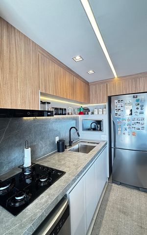 Apartamento à venda com 63m², 2 quartos e 1 vaga Apartamento à venda com 63m², 2 quartos e 1 vagaCozinha