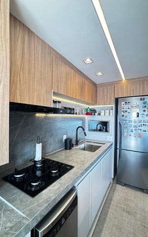 Apartamento à venda com 63m², 2 quartos e 1 vaga Apartamento à venda com 63m², 2 quartos e 1 vagaCozinha