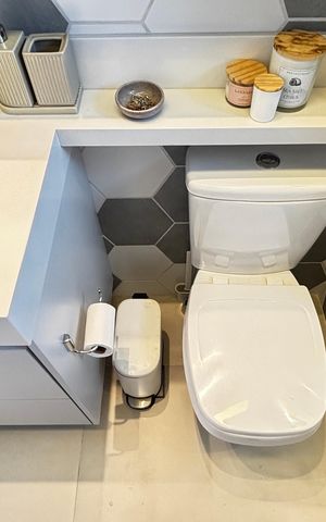 Apartamento à venda com 63m², 2 quartos e 1 vaga Apartamento à venda com 63m², 2 quartos e 1 vagaBanheiro da Suíte