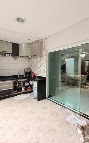 Casa à venda com 202m², 3 quartos e 3 vagasÁrea gourmet