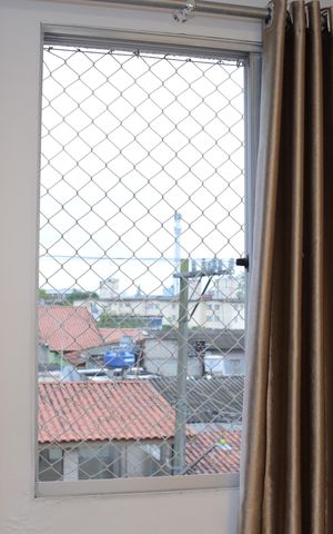 Apartamento à venda com 54m², 2 quartos e 1 vaga Apartamento à venda com 54m², 2 quartos e 1 vagaJanela do quarto 1