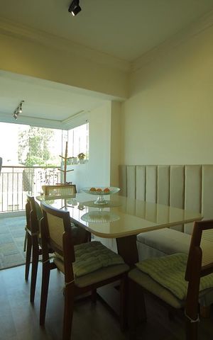 Apartamento à venda com 62m², 2 quartos e 2 vagasSala 