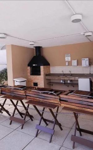Apartamento à venda com 63m², 2 quartos e 1 vagaÁrea comum - Churrasqueira